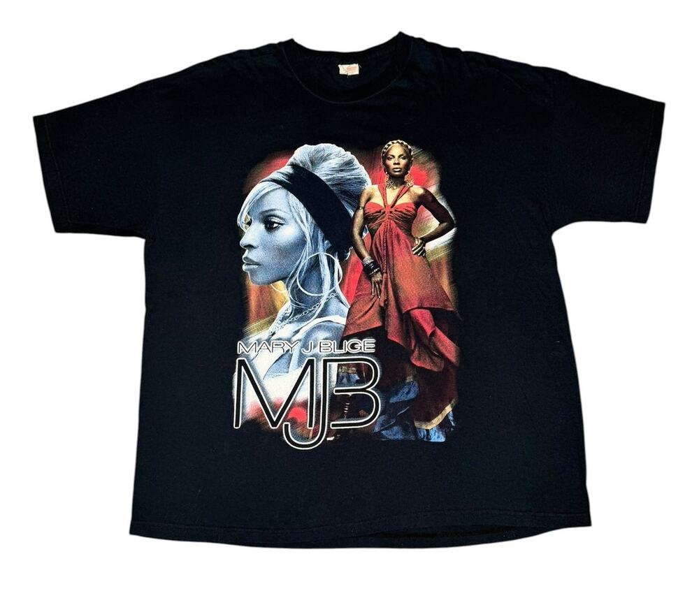 Vintage Mary J Blige Reflections Retrospective Tour Rap T-Shirt
